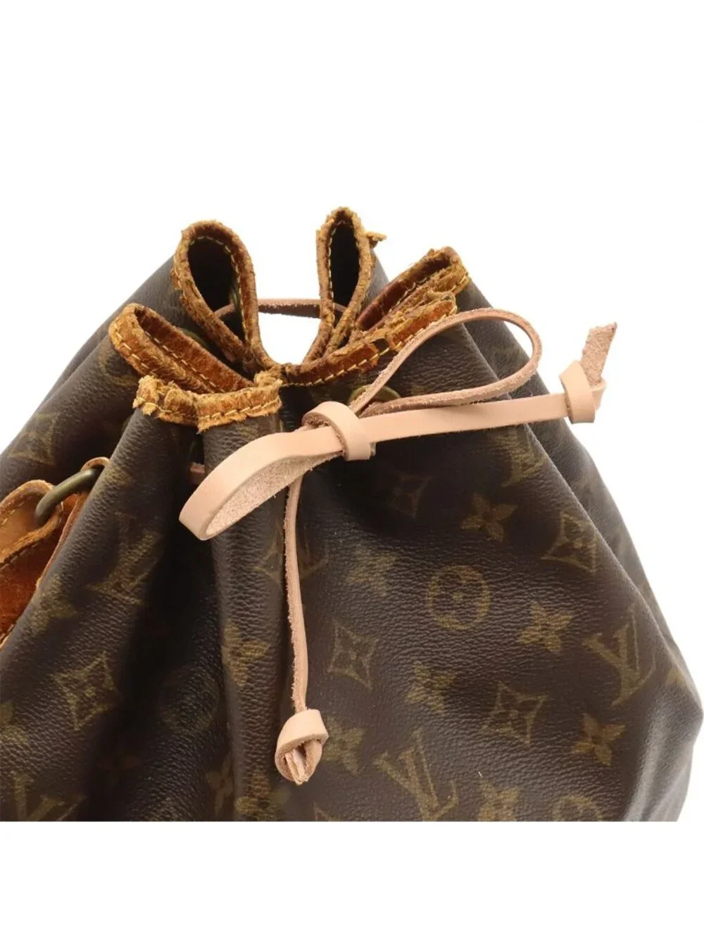 Louis Vuitton Monogram Noe Shoulder Bag Semi Drawstring